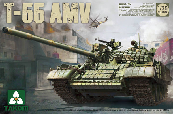 Takom 2042 1/35 T-55 AMV Russian Medium Tank