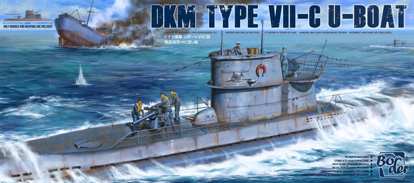 Border BS-001 1/35 DKM Type VII-C U-Boat Upper Deck