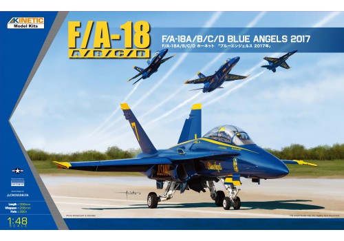 Kinetic K48073 1/48 F/A-18A/B/C/D Blue Angels 2017