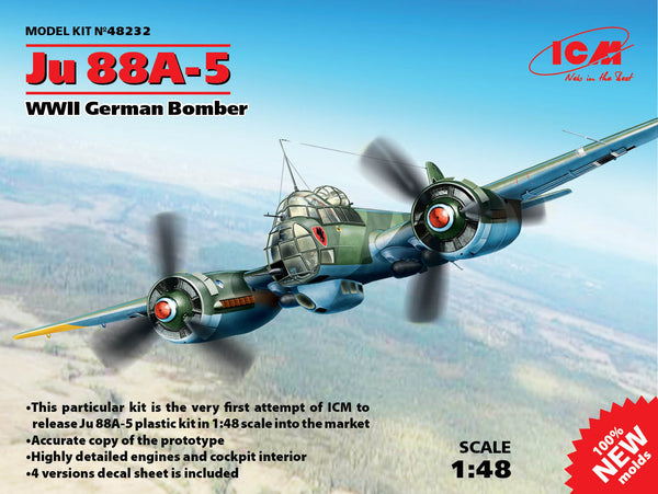 ICM 48232 1/48 WWII German Bomber Ju 88A-5