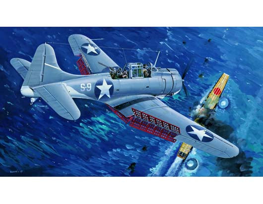 Trumpeter 02244 1/32 SBD-3 "Dauntless" MIDWAY (Clear Edition)