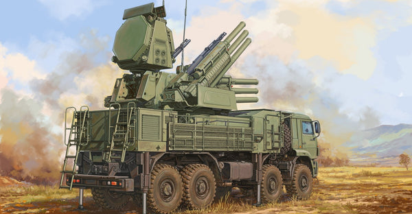 Trumpeter 01061 1/35 Russian 72V6E4 Combat Unit of 96K6 Pantsir-S1 ADMGS (w/ RLM SOC S-band Radar)