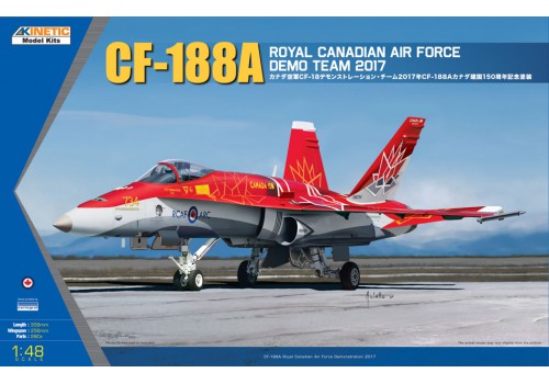 Kinetic K48070 1/48 CF-188A Royal Canadian Air Force Demo Team 2017
