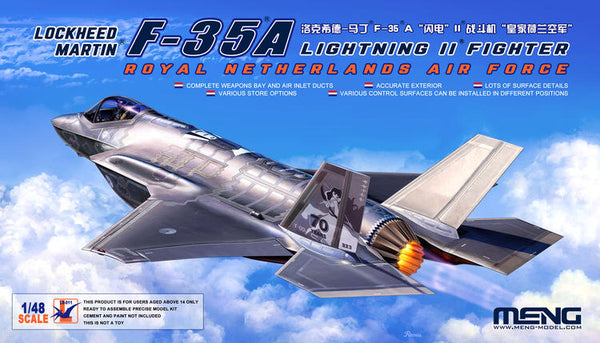 Meng LS-011 1/48 Lockheed Martin F-35A Lightning II Royal Netherlands Air Force